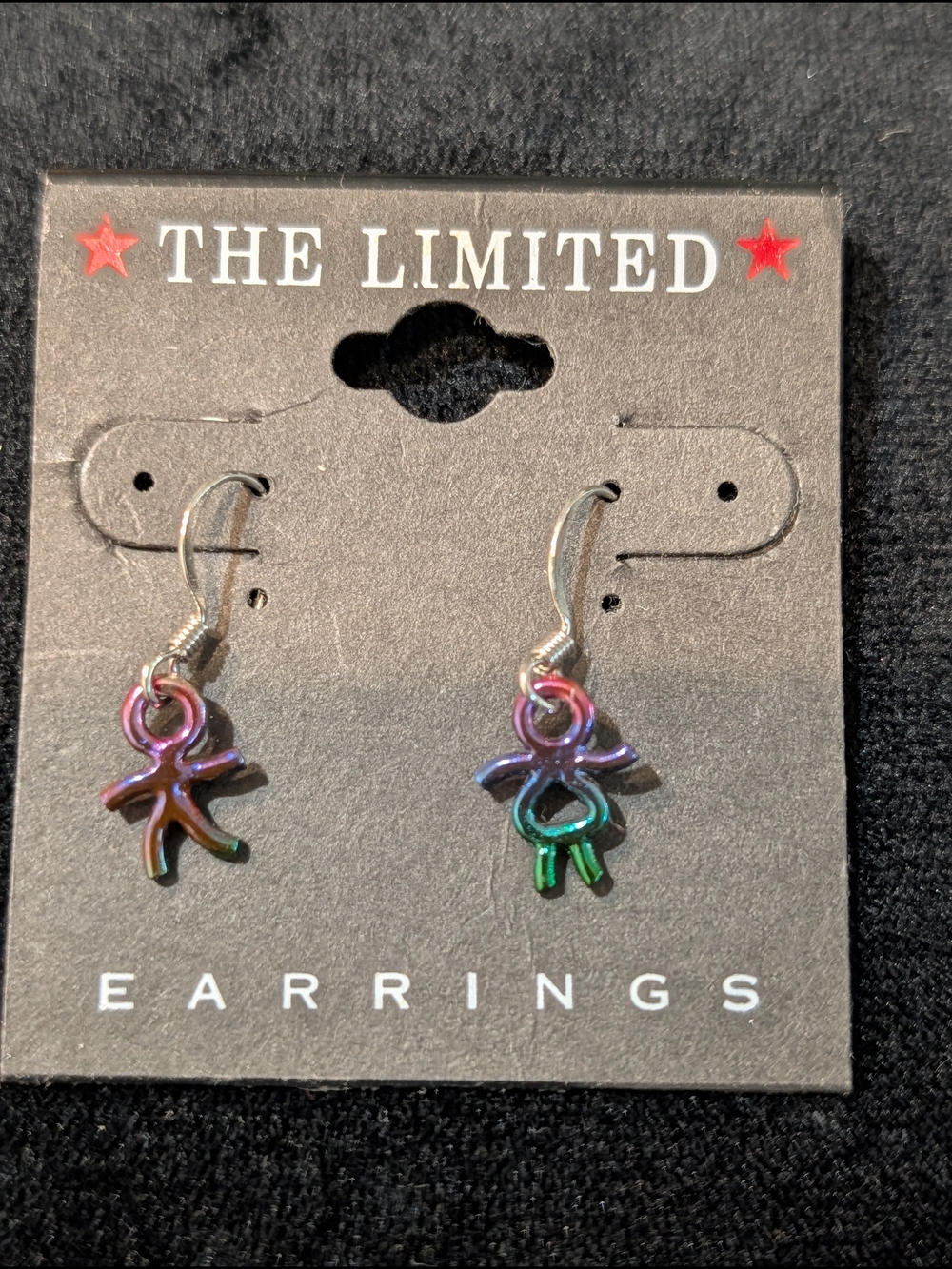 The Limited Iridescent Multicolor Symbol Drop Earrings